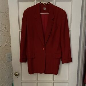 Classic Red Women's Blazer